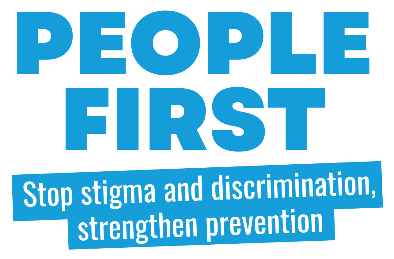 Members of the Primrose team holding a 'stop stigma' message — part of the centre's ongoing public awareness work in Nairobi.